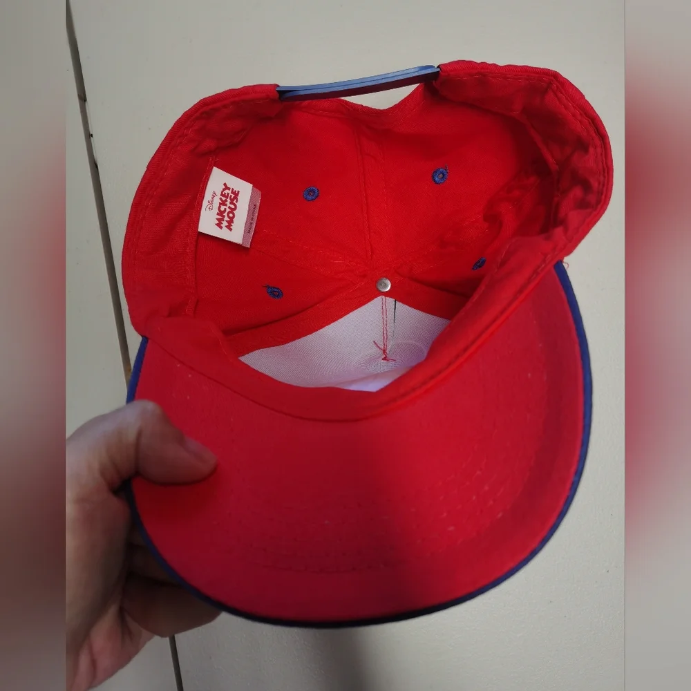 Disney Mickie Mouse Kids MVP 28 Blue Red Baseball Snapback Hat OSFA